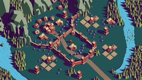 Enjoy Minimalist Base Building and Castle Defense in Thronefall.